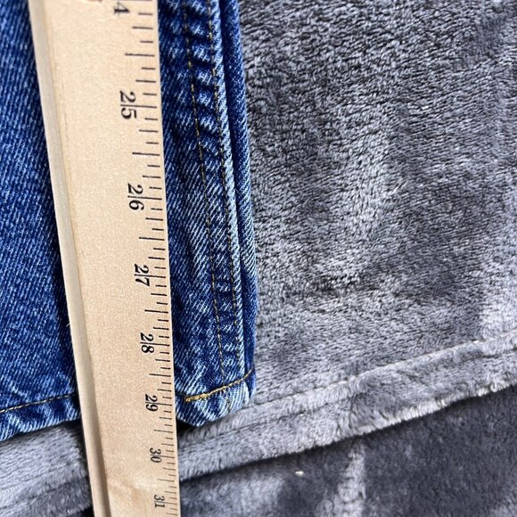 Carhartt Men's Relaxed Fit Flannel-Lined Jeans 40x30 Blue Denim AS IS Work Jeans - Picture 7 of 13